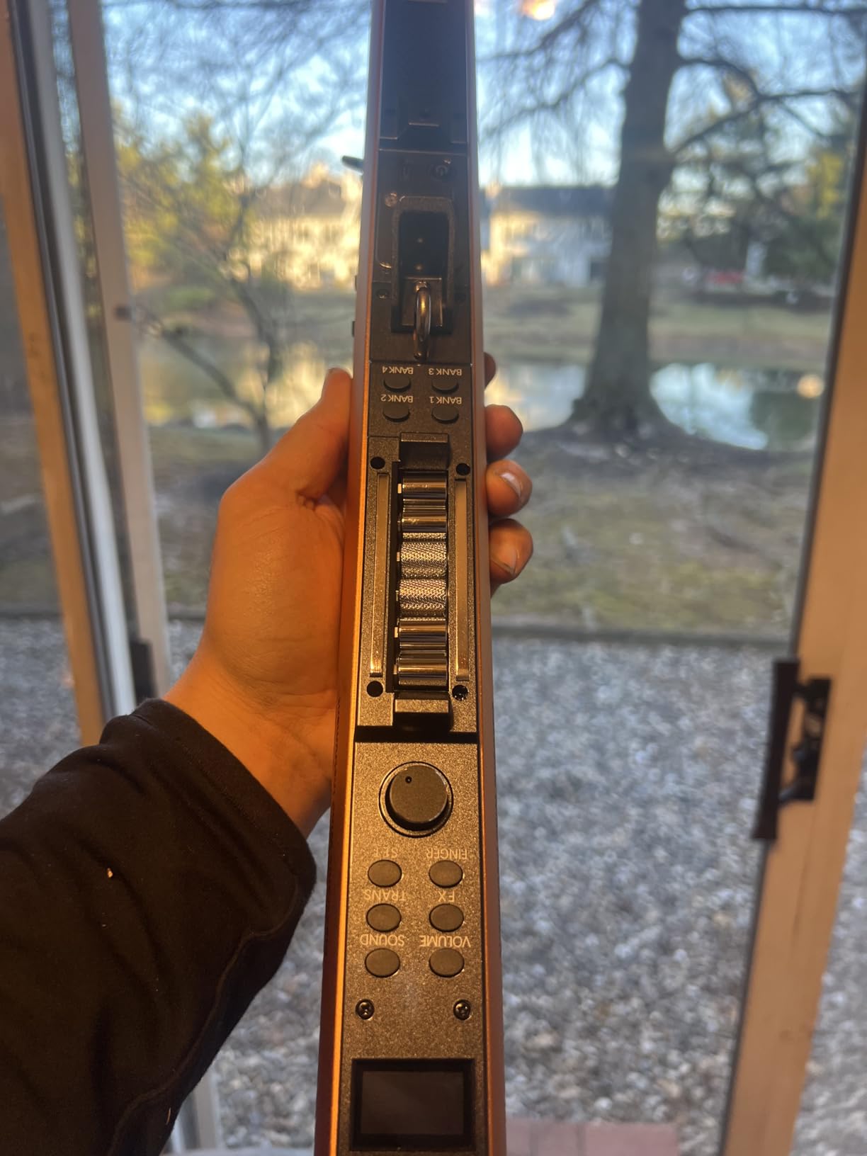 AP 300 Pro Electronic Wind Instrument with Built in OTG Recording and LCD Display Screen. 108 Global Tones Electric Saxophone with 6000Ah Battery and Bluetooth for Right-Handed Players Only (Red) customer photo 2