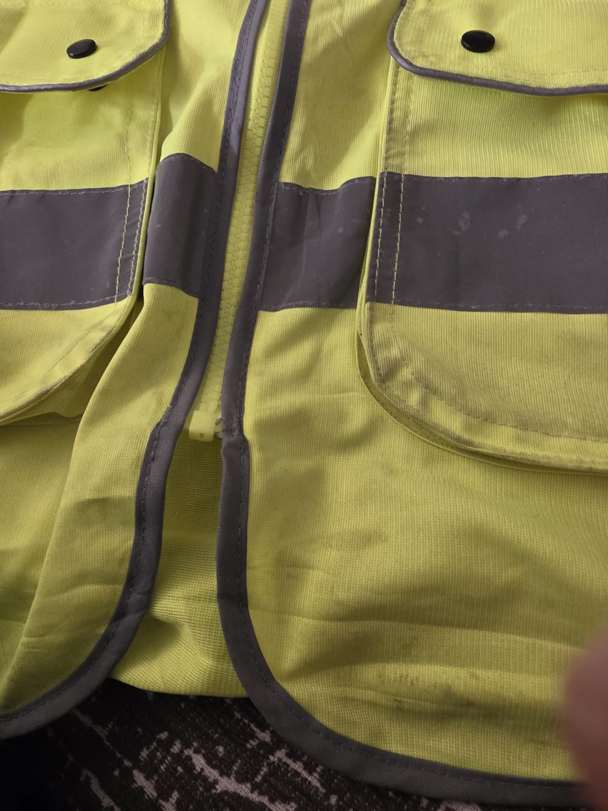Gasoline Class 2 High Visibility Reflective Safety Vests Women & Men | With 15 Pockets And Zipper Front, Meets ANSI/ISEA Standards customer photo 1