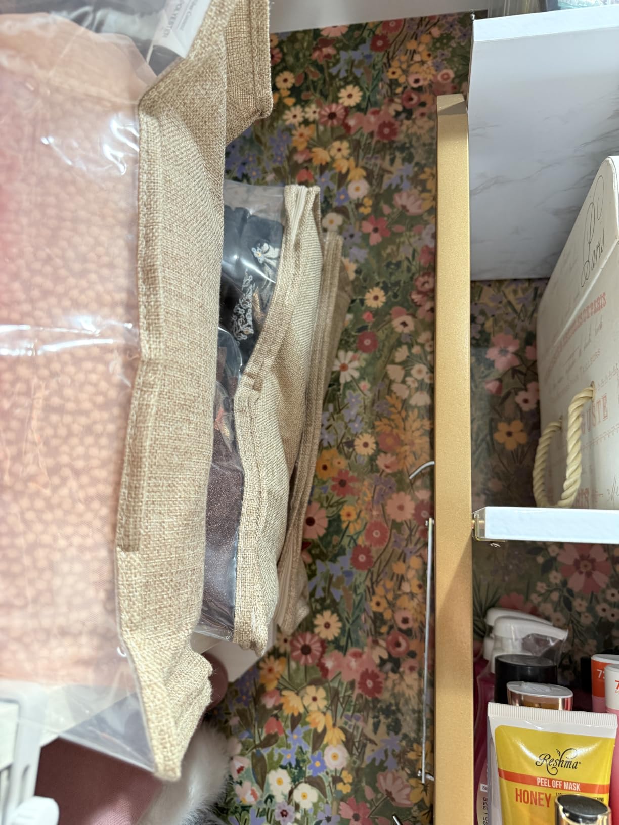Peel and Stick Wallpaper Floral Contact Paper for Bedroom,Bathroom,Cabinets | Vinyl Textured Stick on Wall paper Self-adhesive Removable Waterproof Vintage Boho Green/Pink/Yellow for Kitchen 17.3