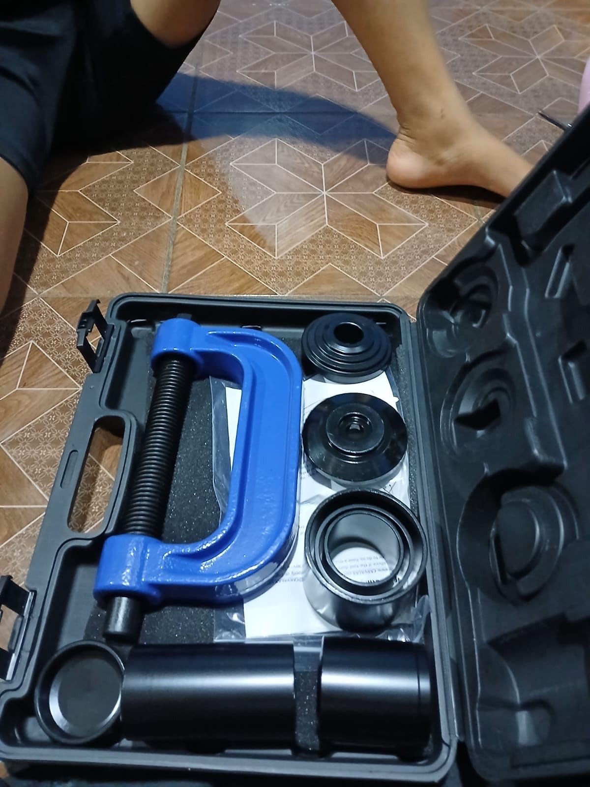 CARVALAX 21-Piece Ball Joint Press Kit | Ball Joint Removal Tool Kit w/Universal Adapters and Sockets for Most 2WD/4WD Cars, Trucks and SUVs customer photo 1