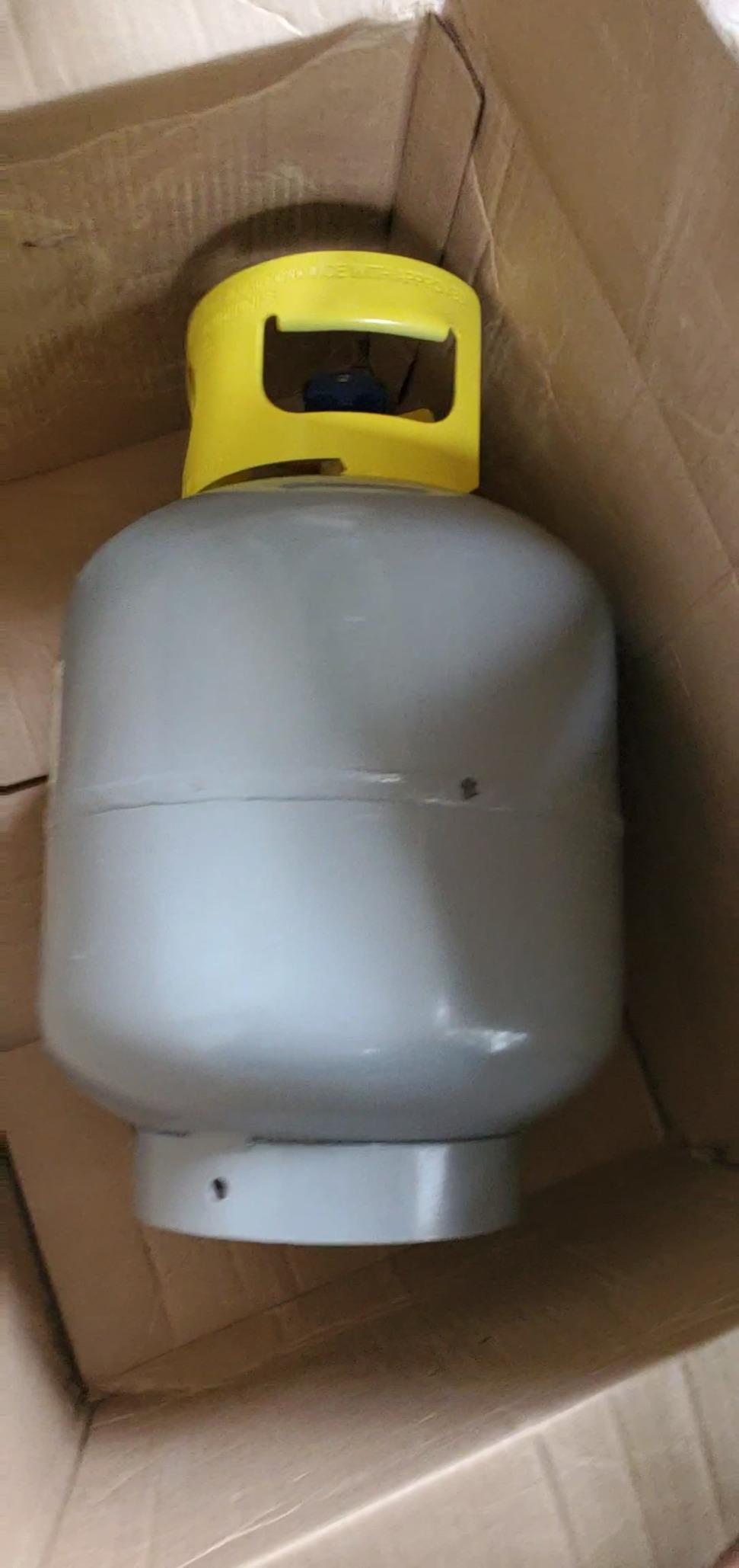Flame King 50LB A2L Refrigerant Recovery Cylinder Tank, 400 PSI, Dual Y-Valve Liquid/Vapor, Heavy-Duty Steel, HVAC Recovery & Storage customer photo 1