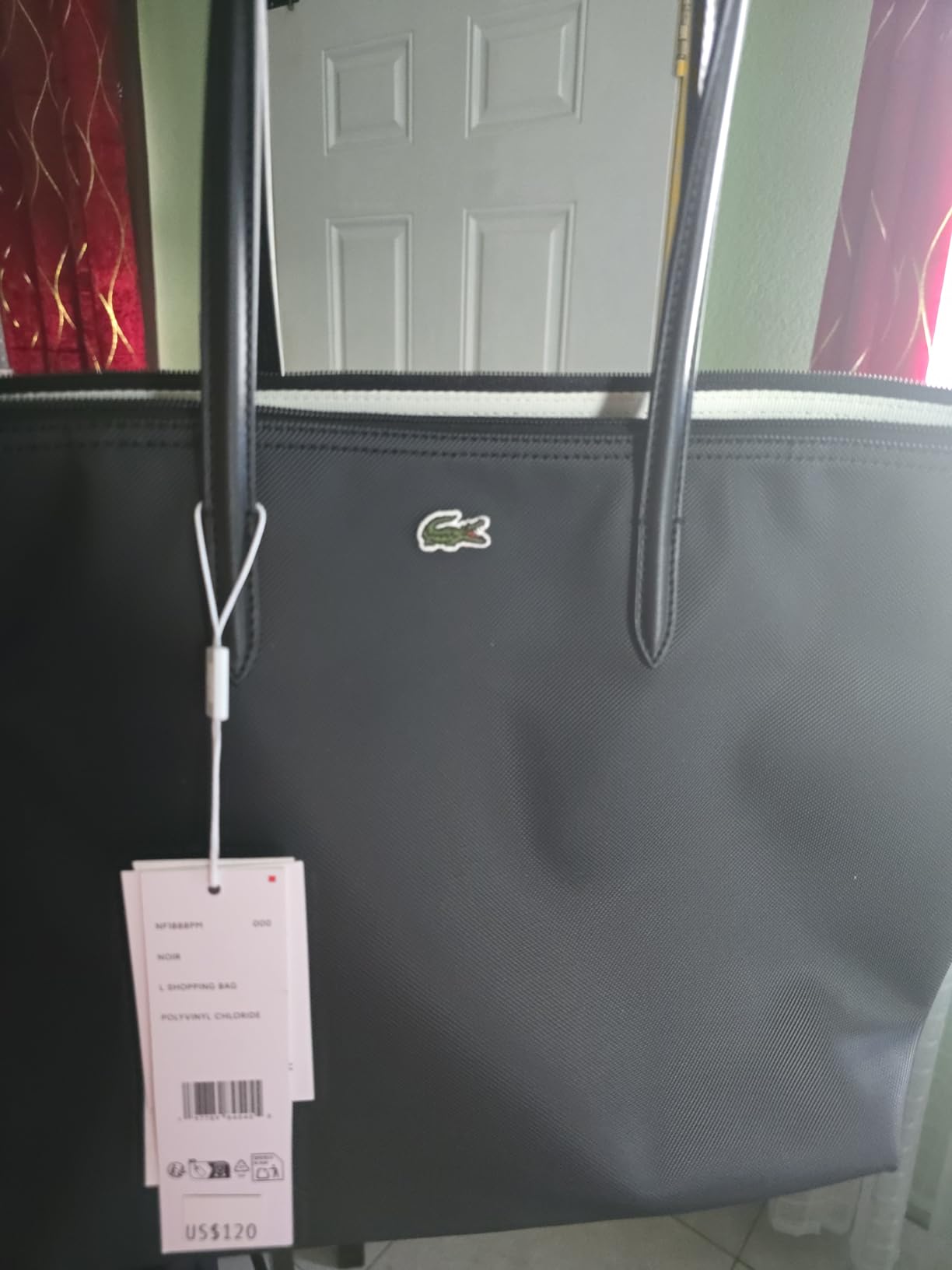 Lacoste Women's L.12.12 Concept Vertical Shopping Bag customer photo 1