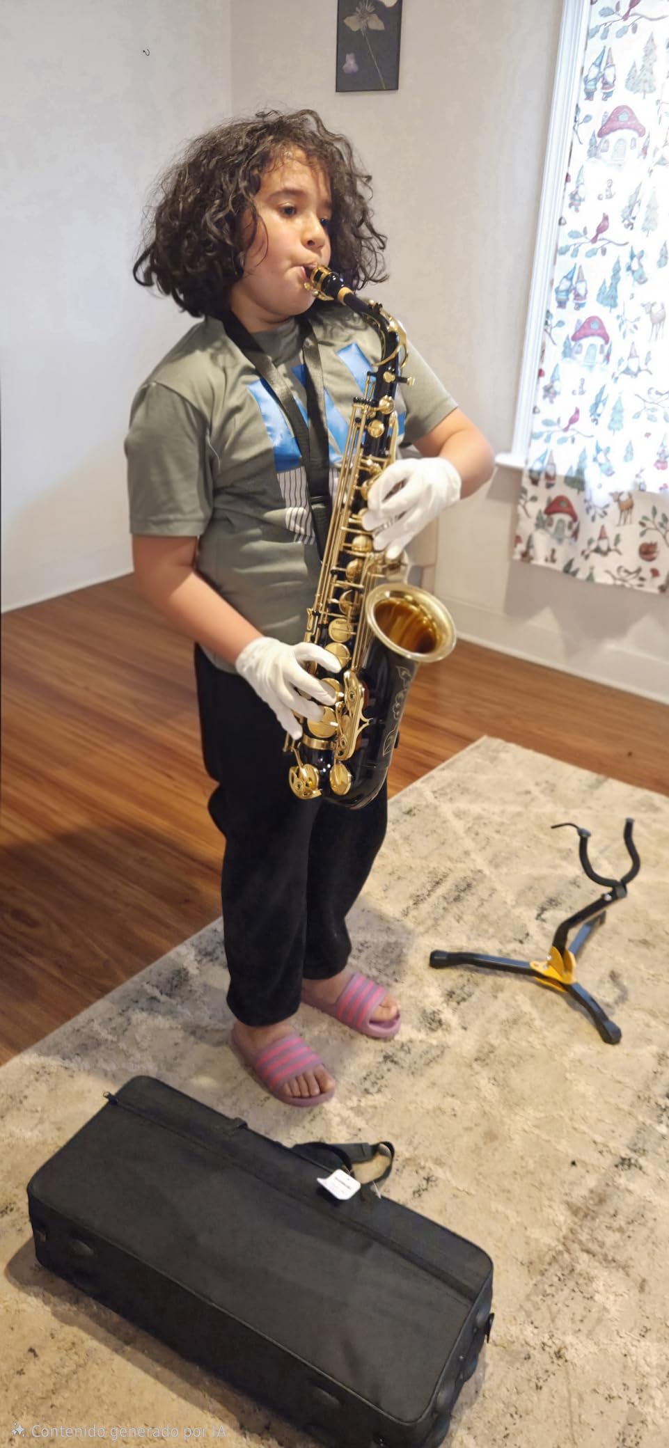 Tenor Saxophone Complete Kit w/Case, Mouthpiece, 10pc Reeds, Professional B Flat Tenor Sax, Gold Brass Lacquer, Rich Warm Tone for Jazz & Classical, Ideal for Students to Pros customer photo 2