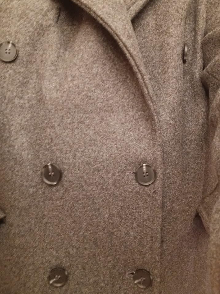 Runcati Mens Wool Blend Casual Trench Coat Notched Collar Lapel Long Jacket Peacoat Double Breasted Classic Winter Overcoat customer photo 2