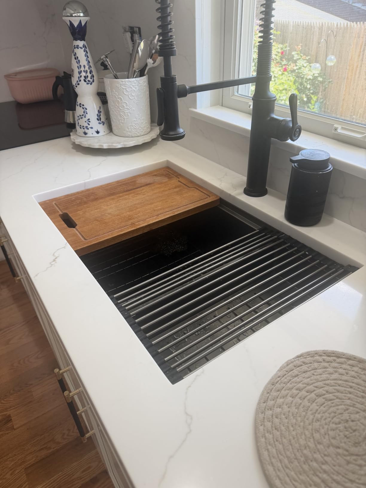 Undermount Bar Sink - Lordear 12 Inch Undermount Bar Sink Workstation 16 Gauge T304 12 x 15 Stainless Steel Wet Bar Prep Sinks customer photo 2