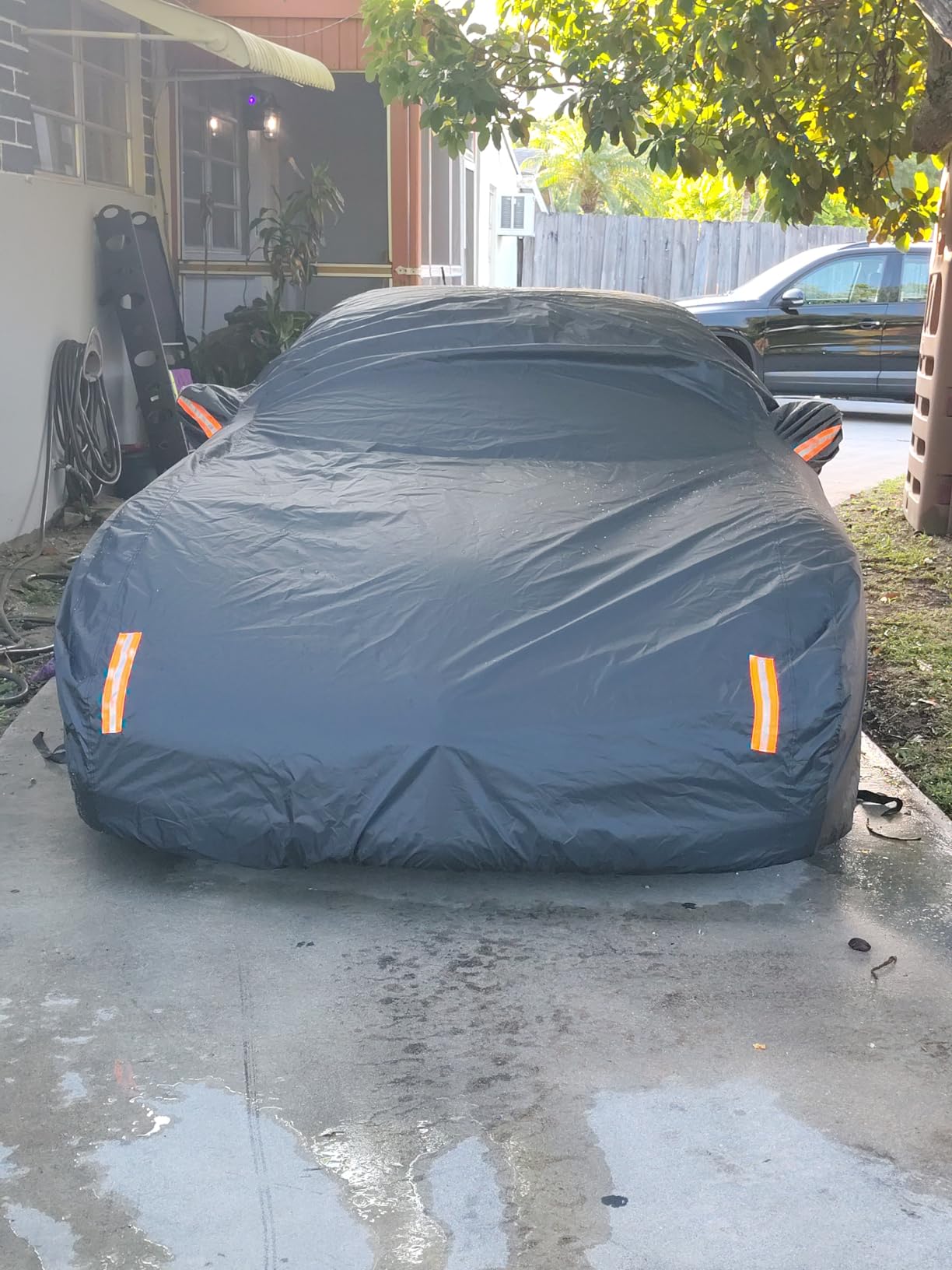 NEVERLAND SUV Car Cover Waterproof All Weather Outdoor Full Car Cover for Automobiles Snow Rain Sun UV Dust Protection Scratch Universal Fit SUV Up to 190