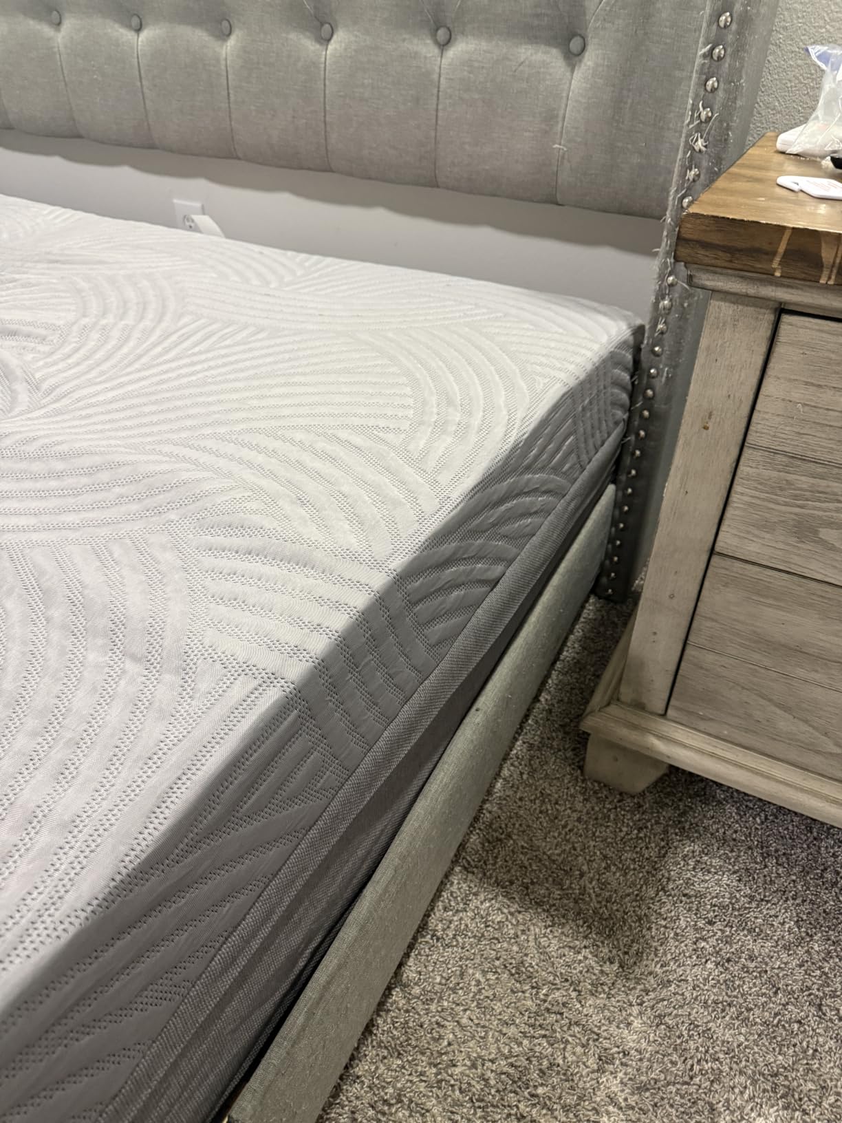Sweetnight CoolNest 12 Inch Queen Size Mattress, Cool Memory Foam Mattress | Cool Night Sleep, 5-Zone Ergo Support for Pressure Relief, Enhanced Breathability, Medium Feel, CertiPUR-US Certified customer photo 2