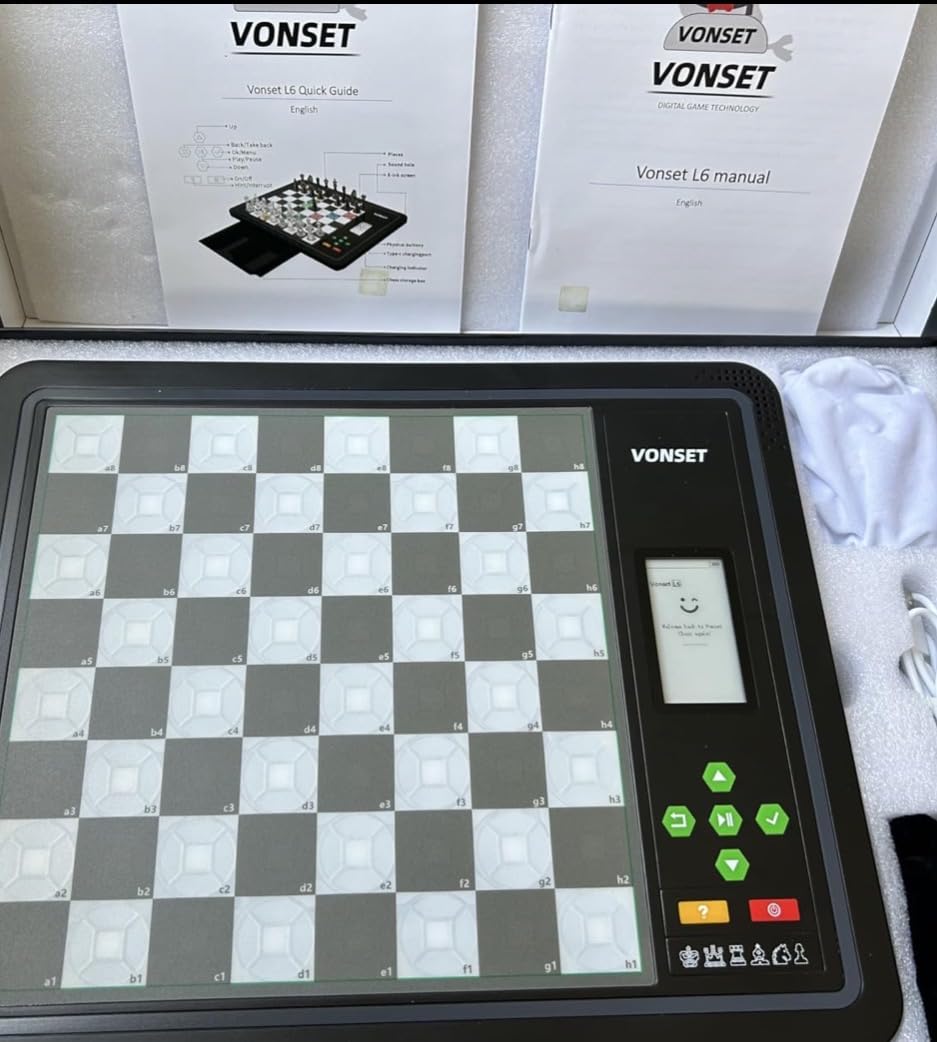 Electronic Chess Board L6 with LED Lights, Computer Chess Set with Piece Position Display, Chess Computer Game for Beginners and Lovers customer photo 2