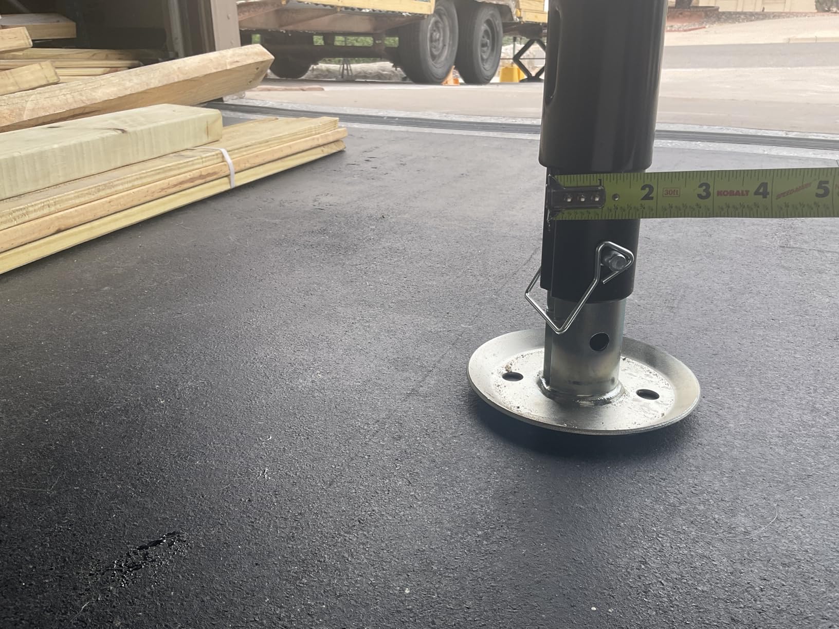 Kohree 5000 lbs A-Frame Manual Trailer Jack, 22.5