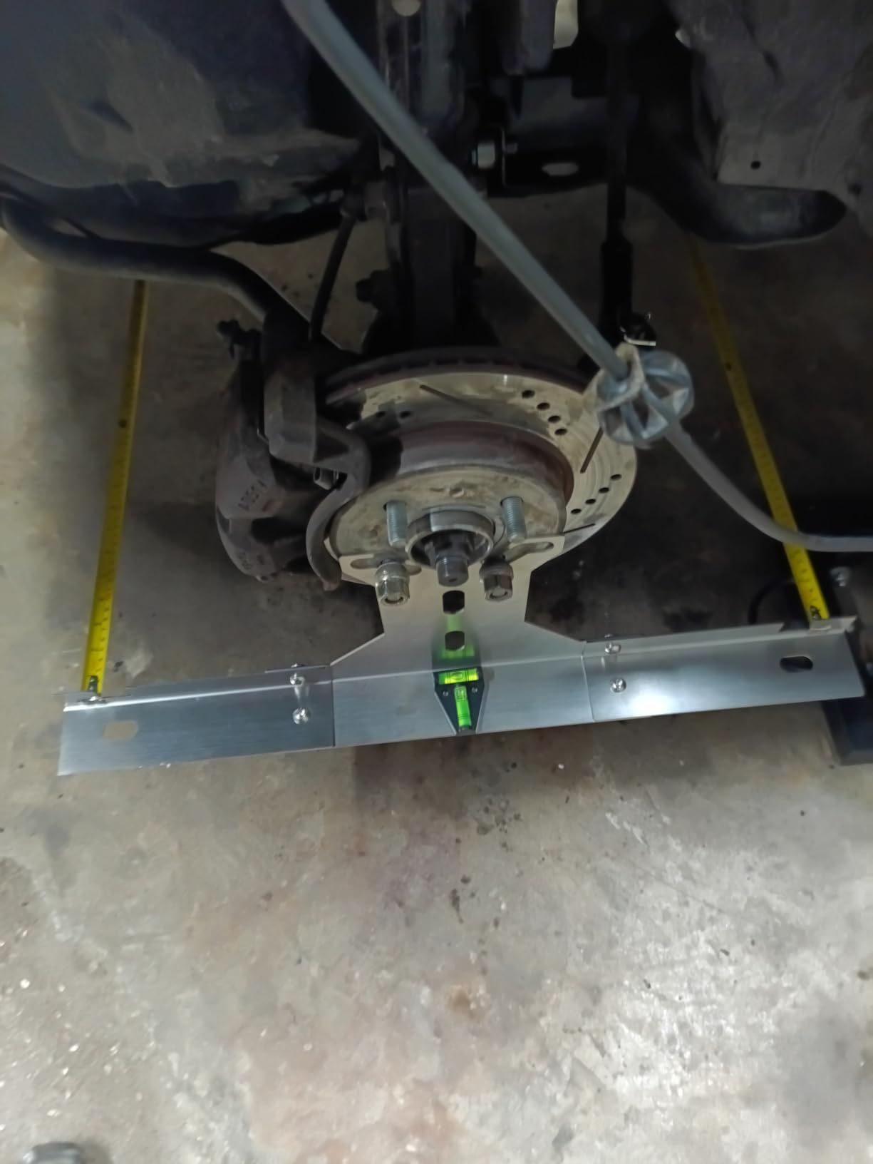 Wheel Alignment Tool for DIY Toe Adjustment, Stainless Steel Toe Alignment Plates Allow Quickly Operation, Easy Way to Check Toe in/Out, Fits Most Cars & Trucks customer photo 2