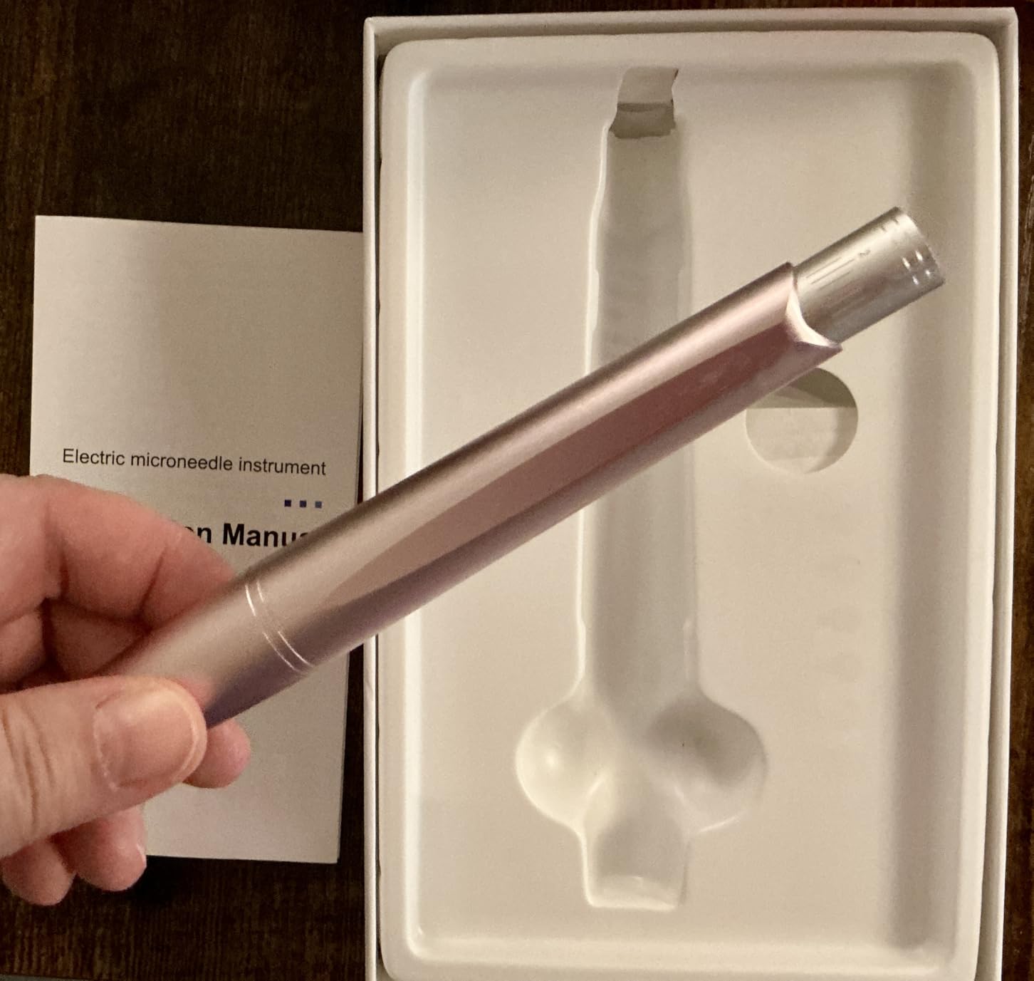 Derma Roller Pen 0.25mm, Microneedling Pen Beauty Tool for Hair Face Scalp Beard Skin Care At Home Use customer photo 1