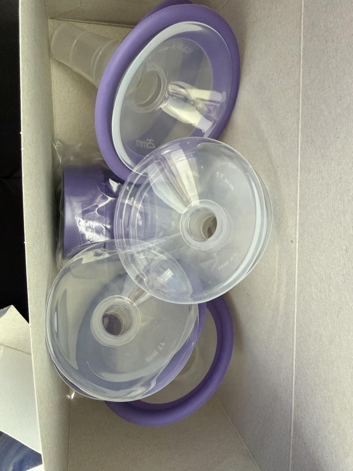 Lansinoh NaturalWave Double Electric Breast Pump White/Purple | Hospital-Grade Suction with 12 Levels, 5 Flange Sizes & Baby-Mimicking Motion | Breastfeeding Essentials for Pumping Moms customer photo 2