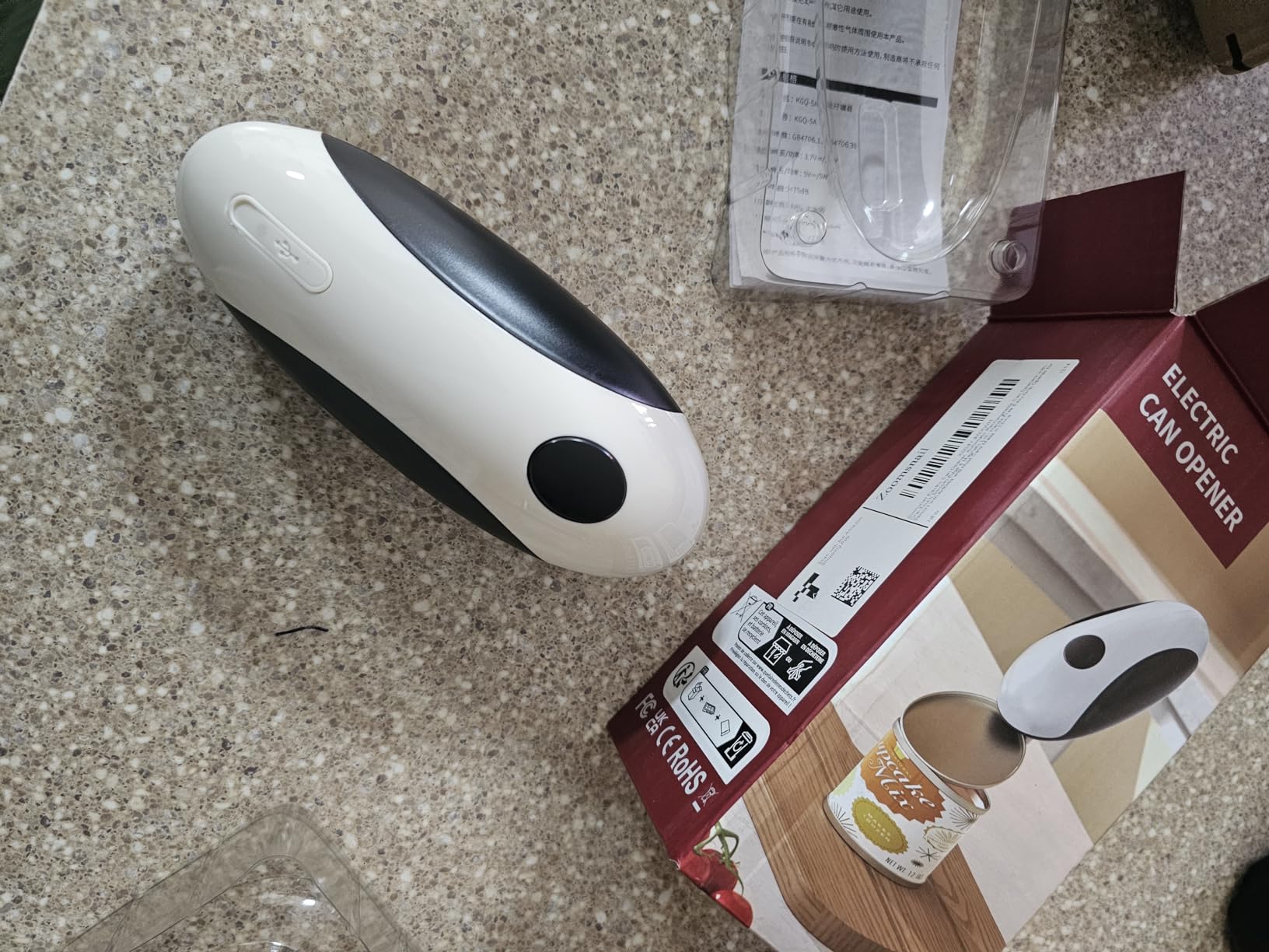 Zoomsnail Electric Can Opener, Automatic Rechargeable Can Openers with One-Touch Smooth Edge & Magnetic Lid - Hands-Free Easy-Grip Opener for Seniors with Arthritis and Most Cans customer photo 2