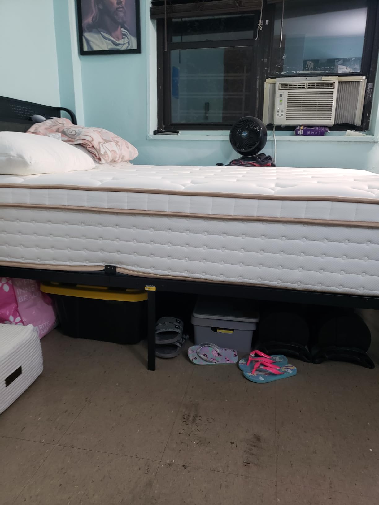 BedStory King Size Mattress 14 Inch - Medium Firm Hybrid Mattress King for Couples - Motion Isolation & Advanced Lumbar Support - Fiberglass-Free, 365-Night Trial, CertiPUR-US Certified customer photo 2