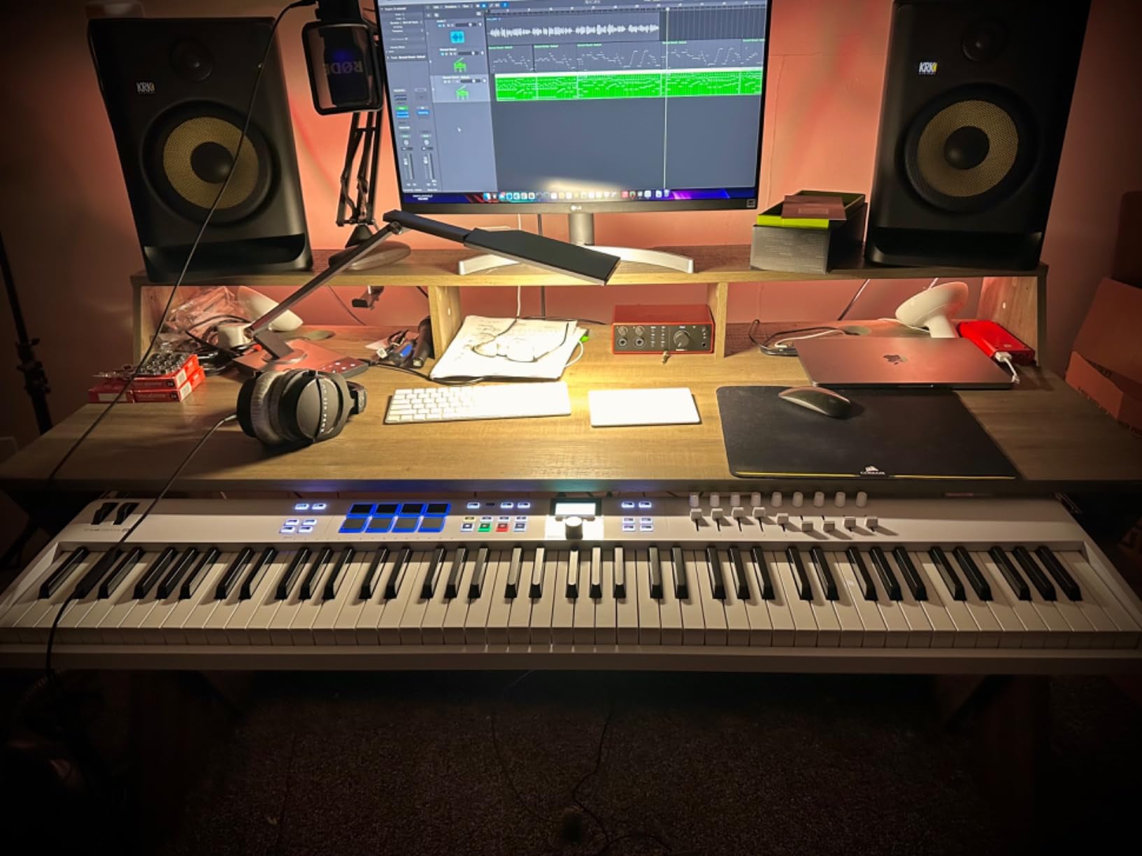 Arturia KeyLab Essential mk3 61-key Keyboard Controller - Aquamarine customer photo 1