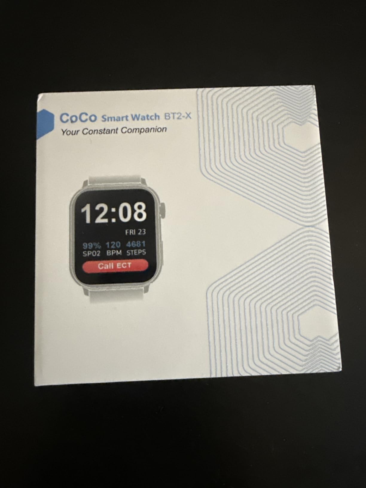 COCO Emergency Alert Smartwatch for Seniors - Fall Detection, SOS Call, Heart Rate & SpO2 Monitor, Medication Reminder, Bluetooth Calling, Caregiver App, BT2-X (2026) (Black) customer photo 2