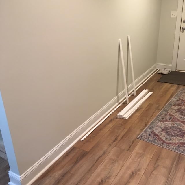 Upick Board and Batten Wainscoting Panels, Paintable, 94