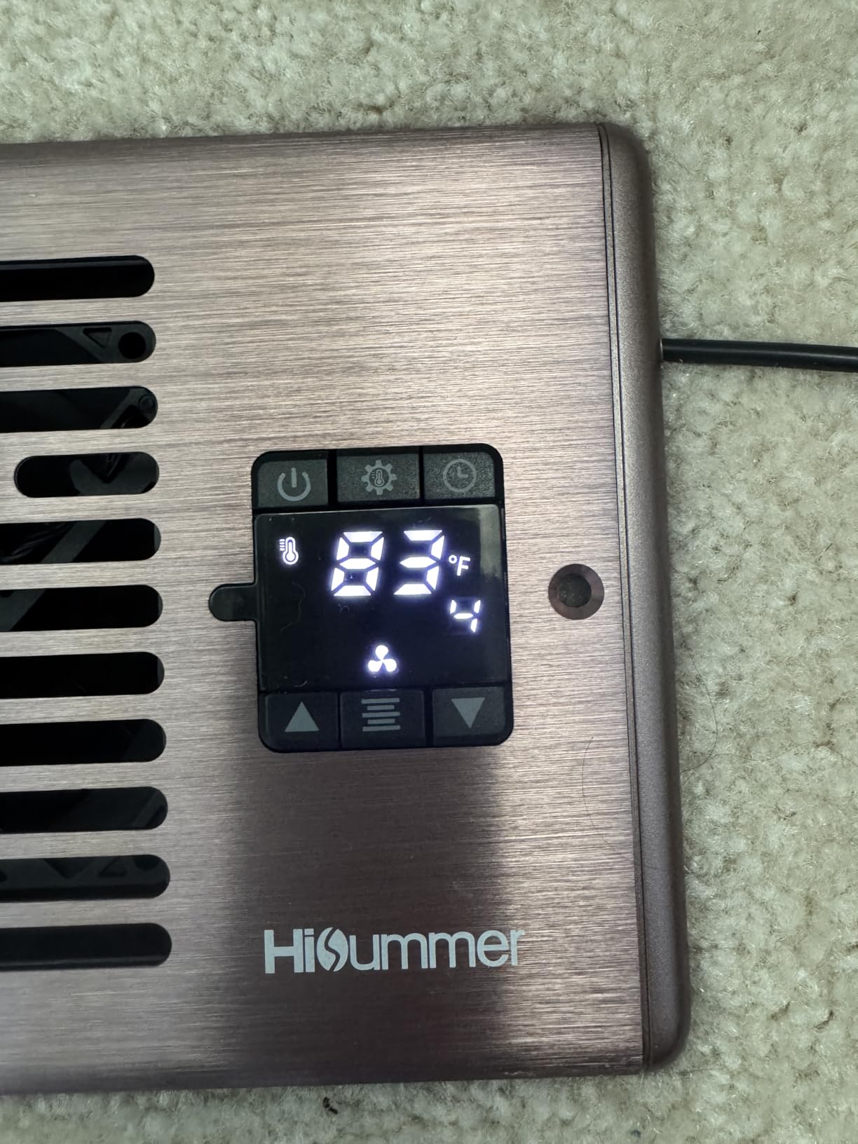 Hisummer Register Booster Fan for 4