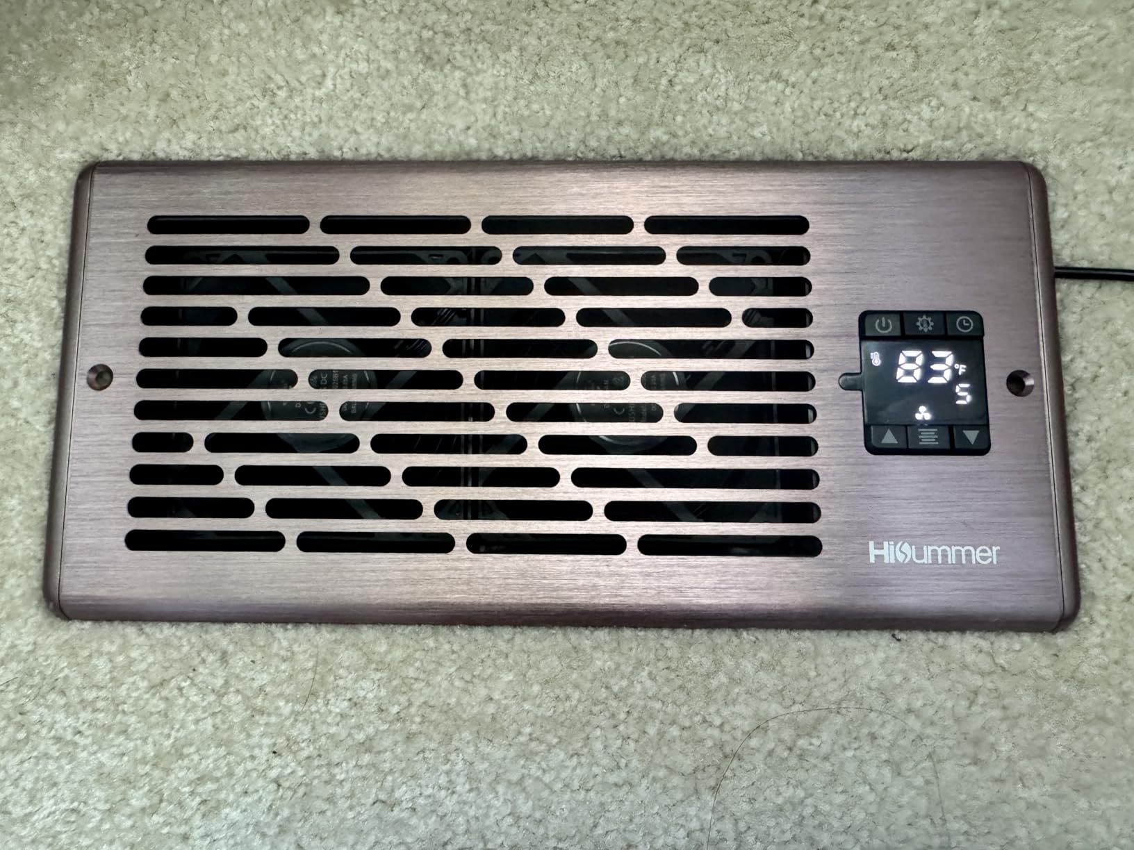 Hisummer Register Booster Fan for 4