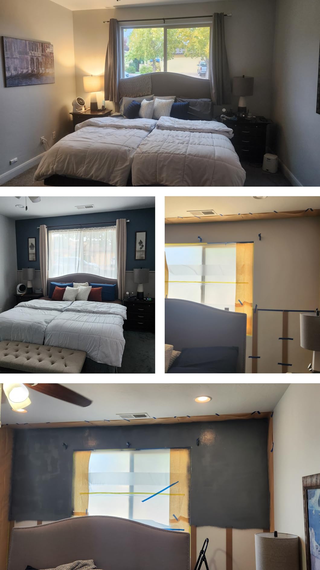 189 x 54 Inch MDF Premade Board and Batten Paintable Wainscoting Kit with Edge Strip customer photo 2