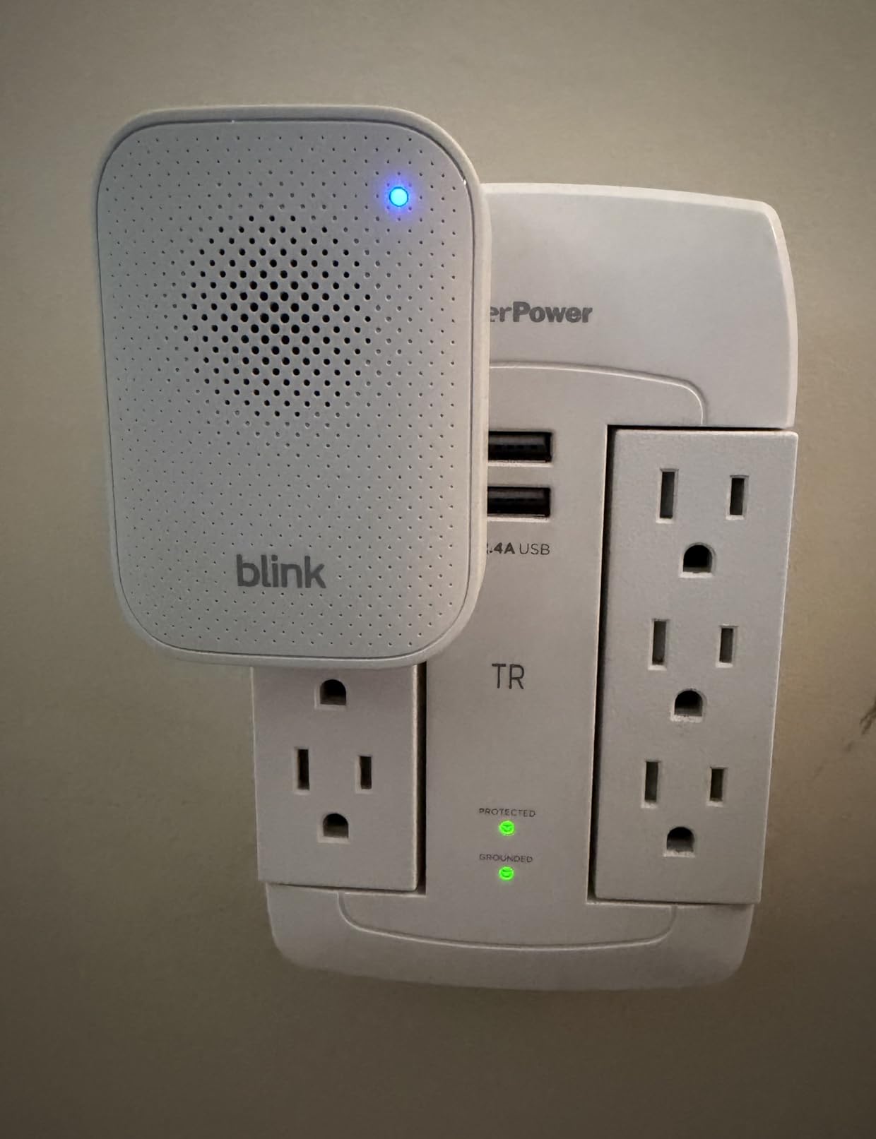 Blink Chime (newest model) - Real-time, audible alerts you can hear anywhere in your home, easy plug-in installation, works with all Blink doorbells customer photo 1