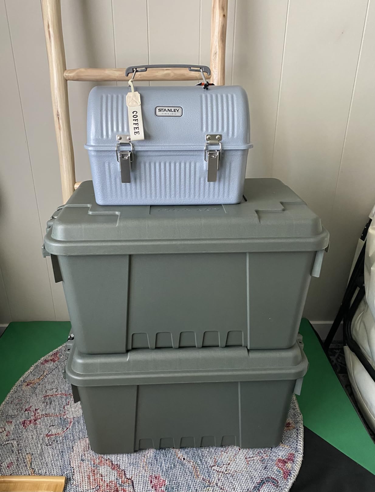Plano 3 Pack Storage Trunk with Wheels, Gray, Lockable Storage Box, Airline Approved Sportsman Trunk, Hunting Gear and Ammunition Bin, Heavy-Duty Containers for Camping, 108-Quart customer photo 1