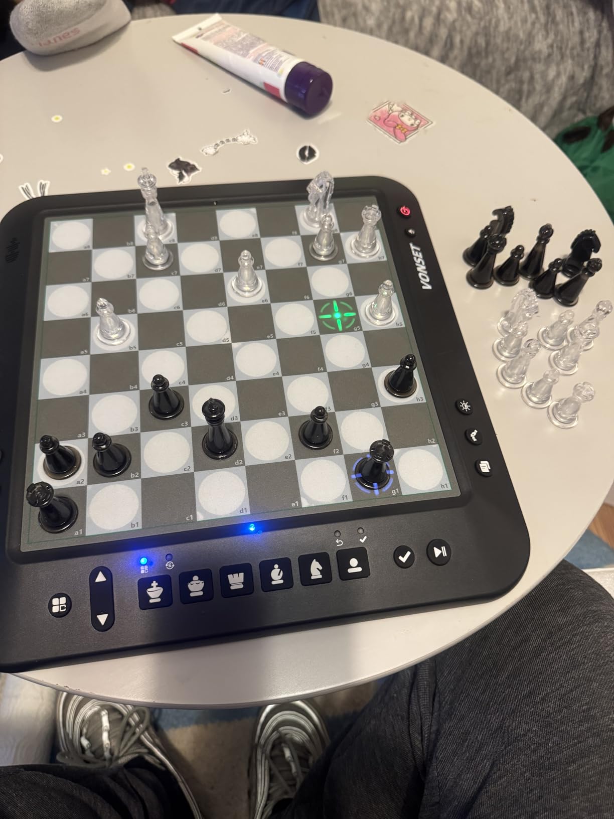 Electronic Chess Set, Board Game, Smart Chess Board, Computer Chess Game, Electronic Chess Set Game, Chess Sets Games Lovers, for Beginners Great Partner for Play and Practice. customer photo 2