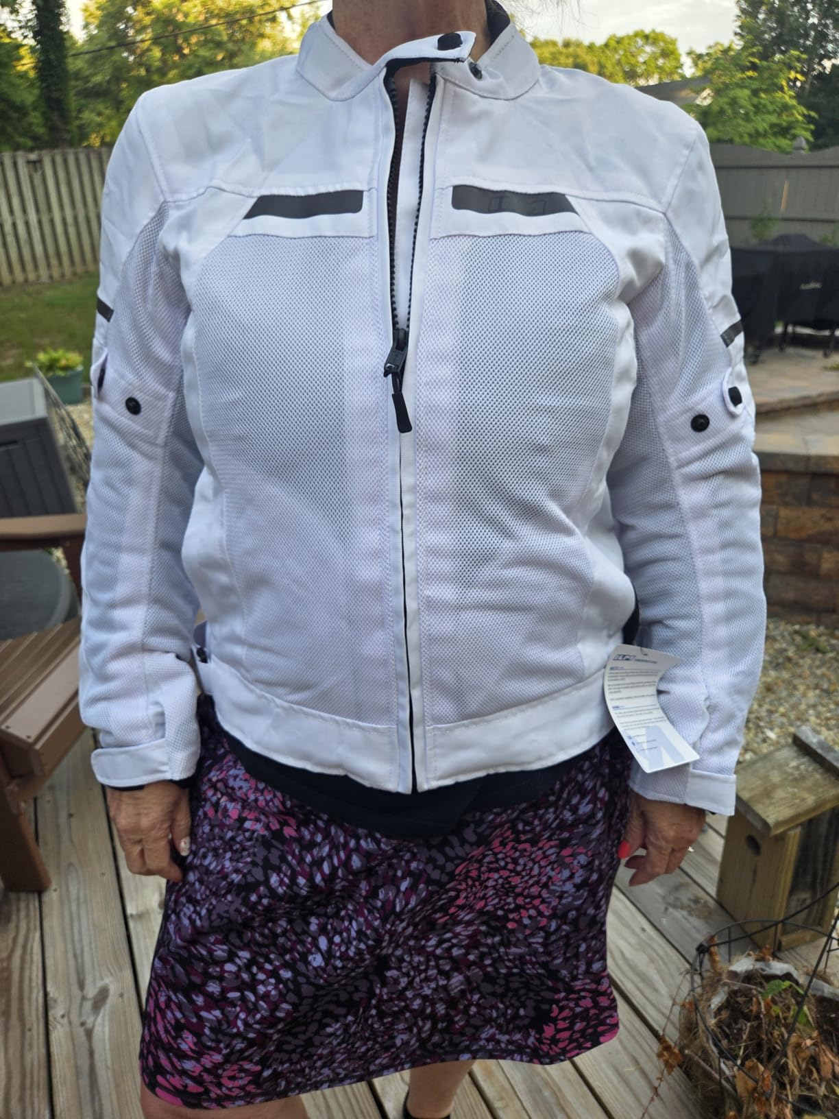 ILM Women Motorcycle Jacket with Armor CE Lightweight Moto Jacket with Detachable and Waterproof Mesh Liner All Season JM4 customer photo 1
