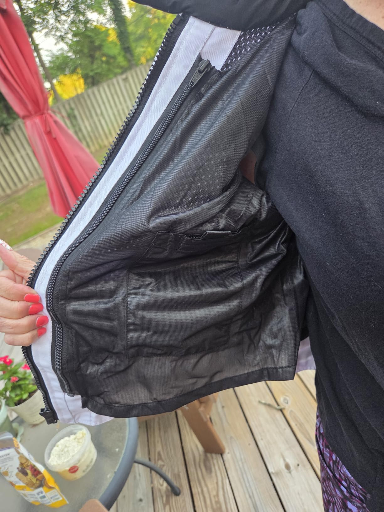 ILM Women Motorcycle Jacket with Armor CE Lightweight Moto Jacket with Detachable and Waterproof Mesh Liner All Season JM4 customer photo 2