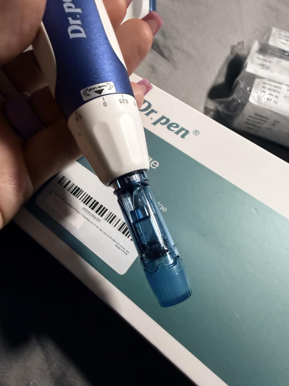 Dr pen A11 Microneedling Pen for Home Use | Microneedling Derma Roller Pen for Men and Women | 0.25mm customer photo 2