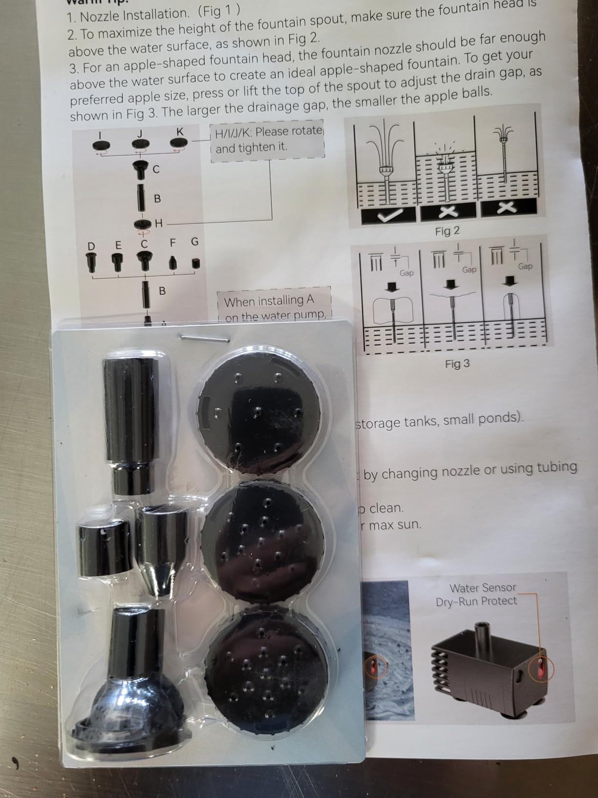 Antfraer 7W Solar Pond Filter with Battery Backup, Solar Pond Filter with Water Pump, Pond Pump with Shortage Protection For Small Pond Bird Bath Fish Ponds customer photo 1