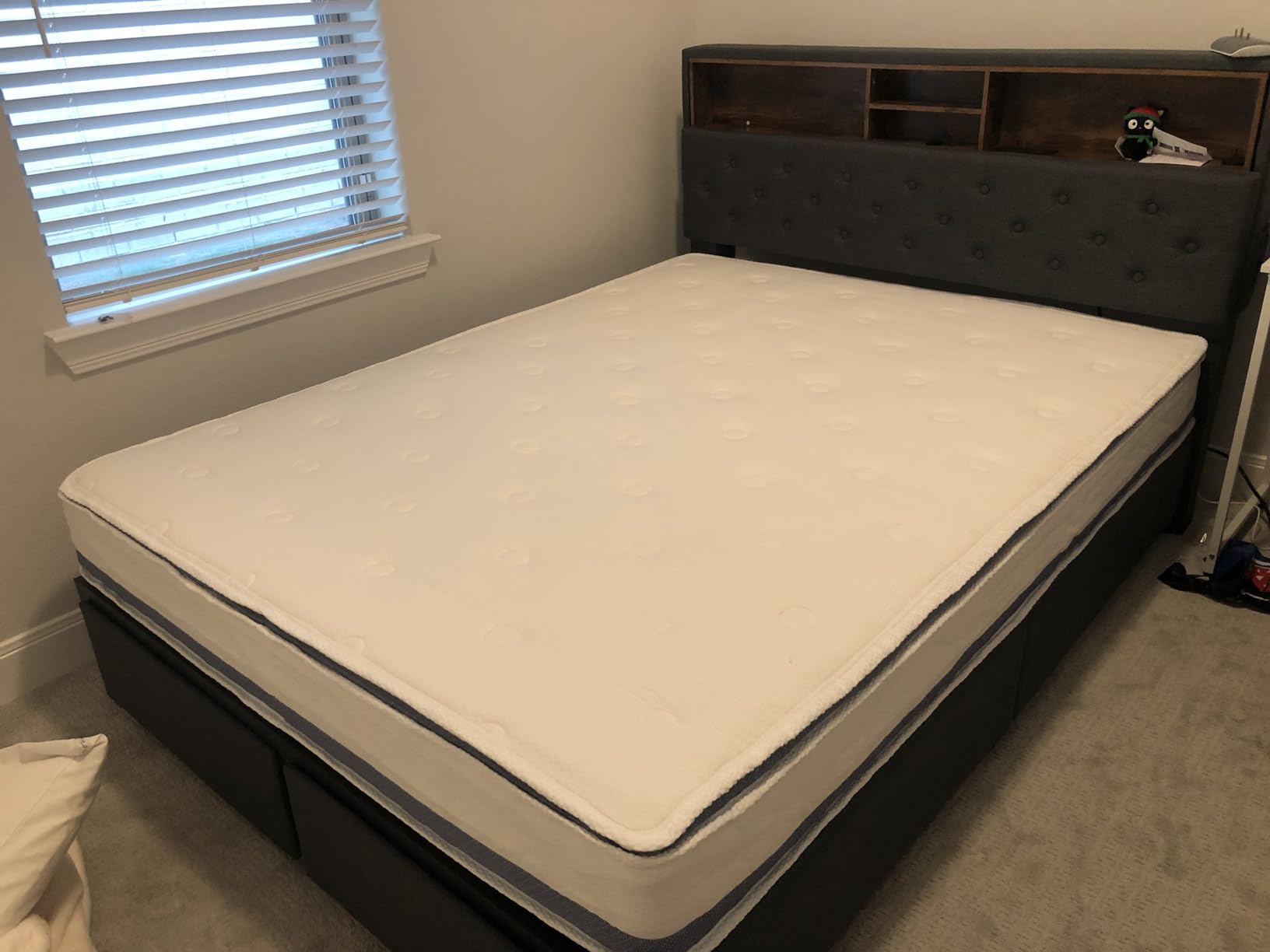 Soft Plush Queen Mattress 14 Inch Hybrid Mattress in a Box for Side Sleeper | Pocketed Springs and Gel Memory Foam, Pressure Relief for Side Sleepers, CertiPUR-US, 365-Night Trial customer photo 1