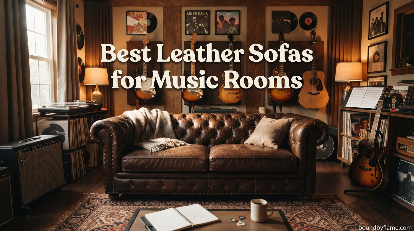 Best Leather Sofas for Music Rooms