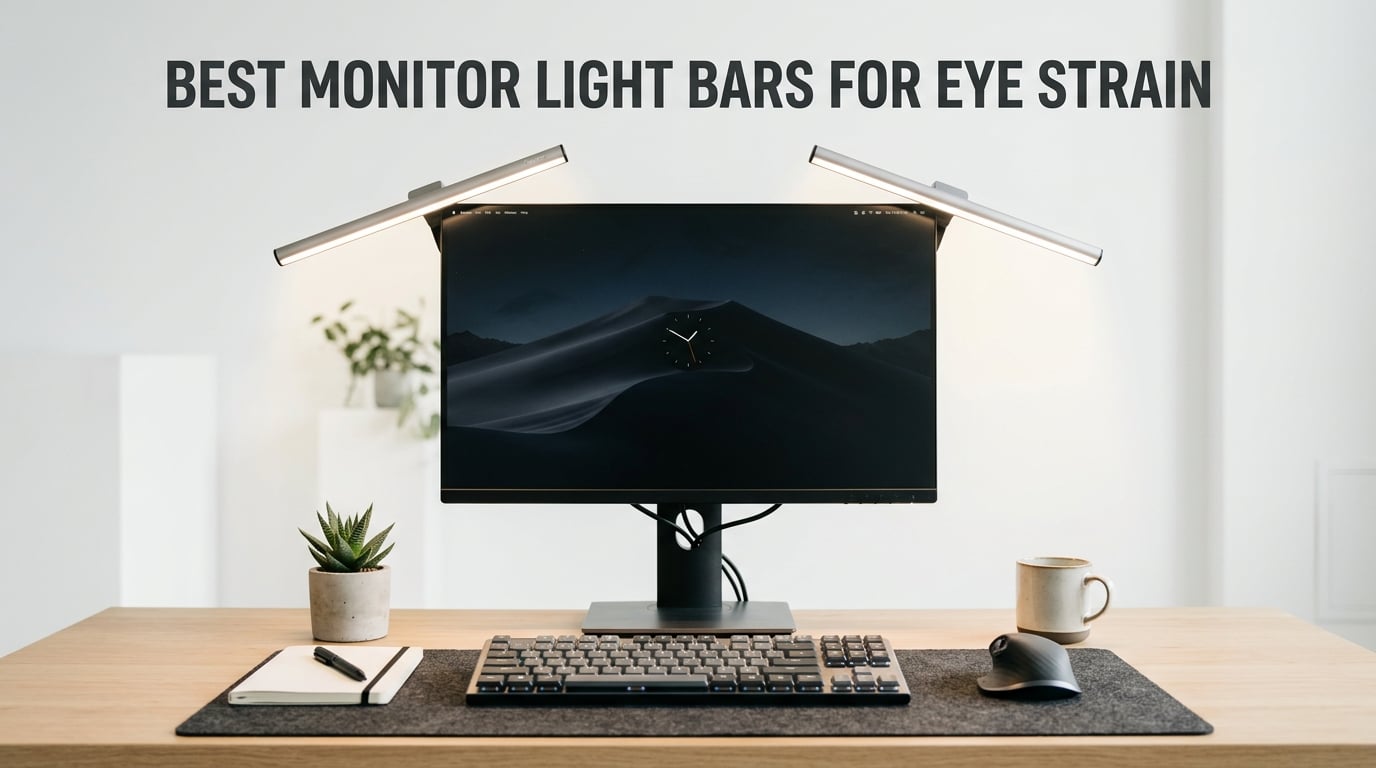 best monitor light bars for eye strain