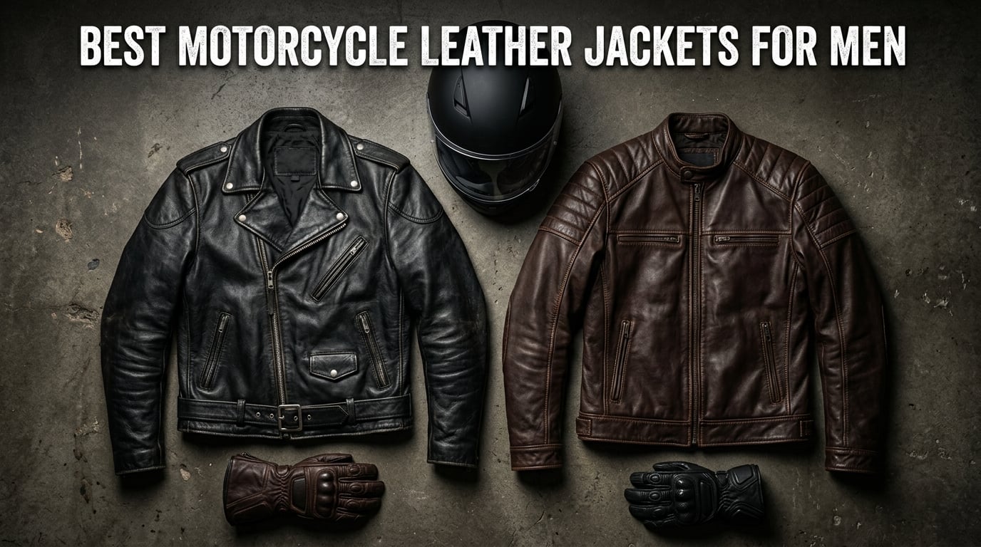 best motorcycle leather jackets for men
