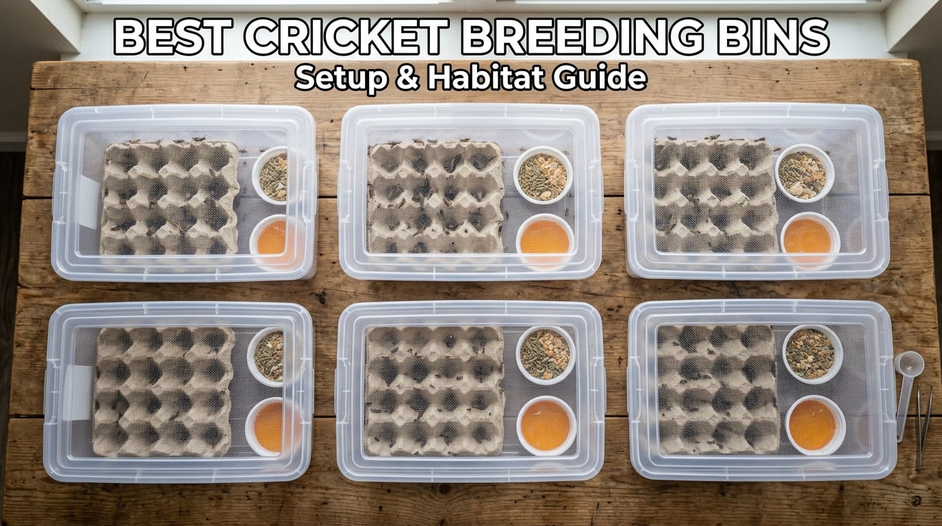 best cricket breeding bins