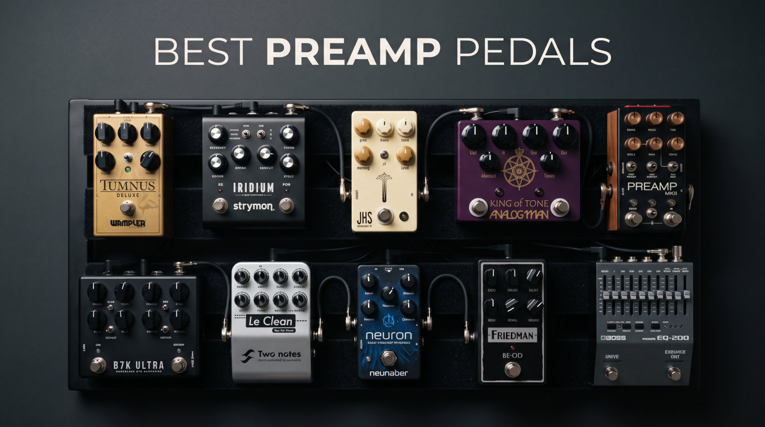 best preamp pedals