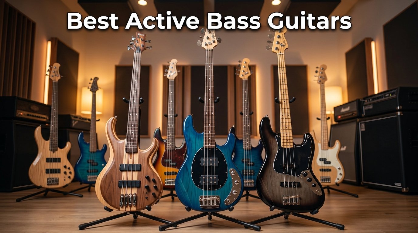 best active bass guitars