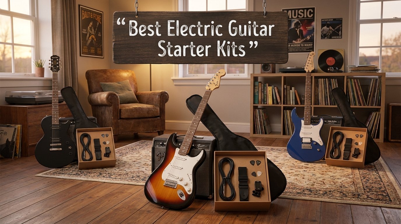 best electric guitar starter kits