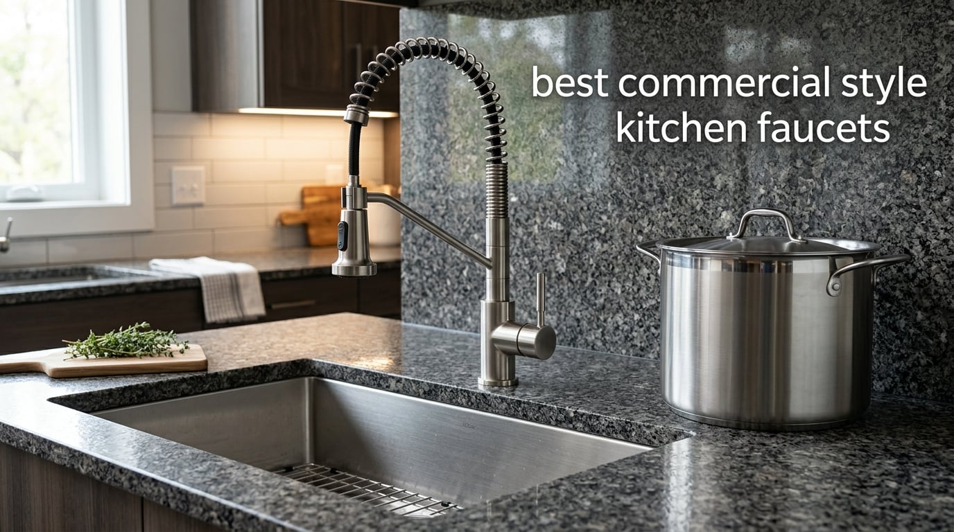 best commercial style kitchen faucets