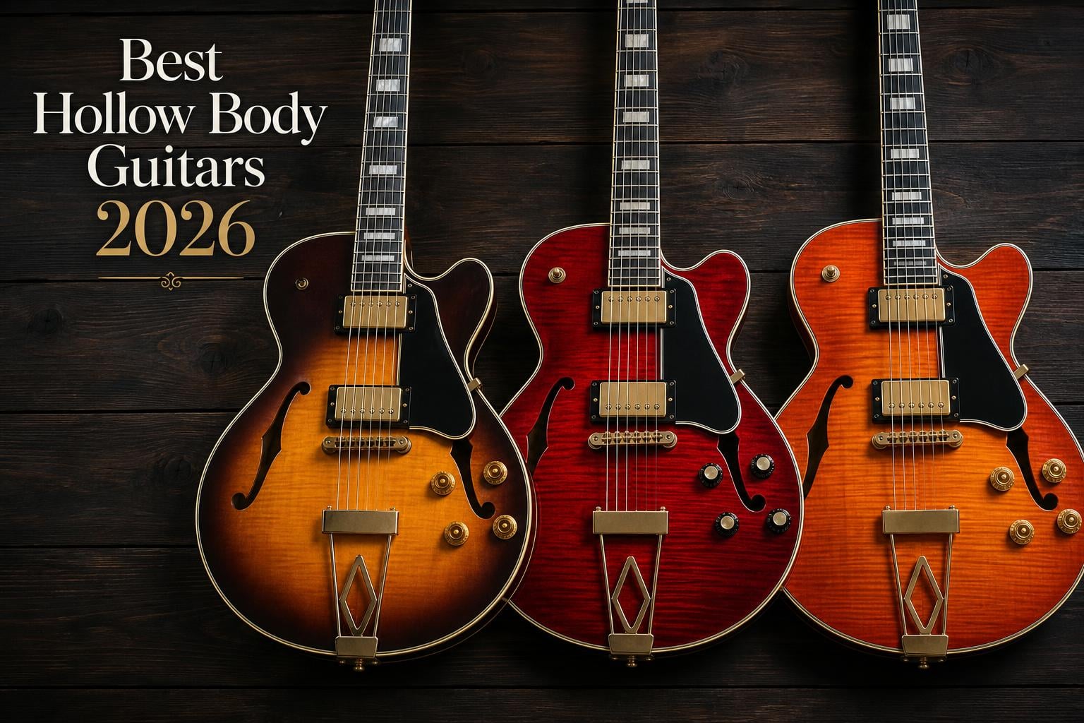 best hollow body guitars