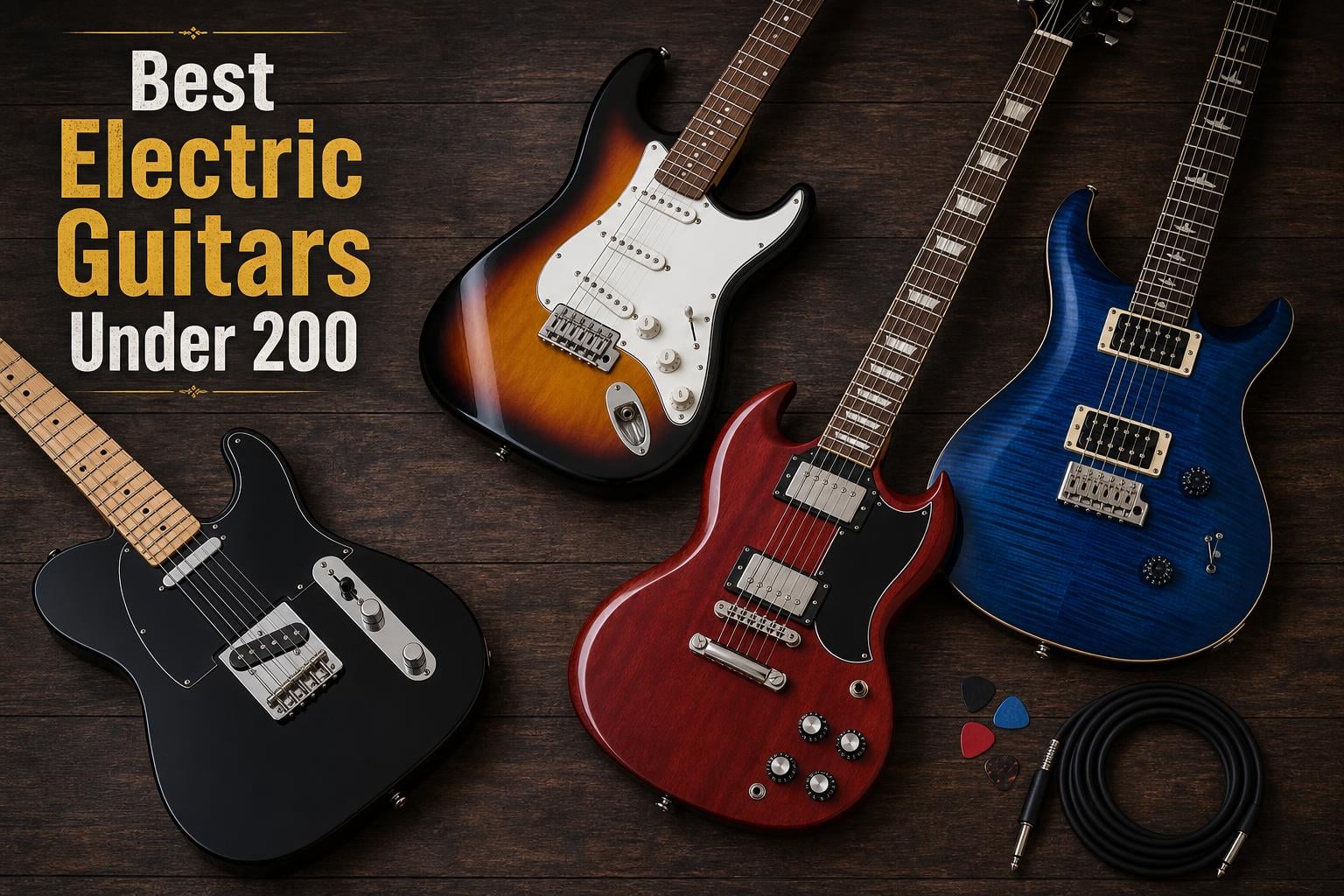 best electric guitars under 200