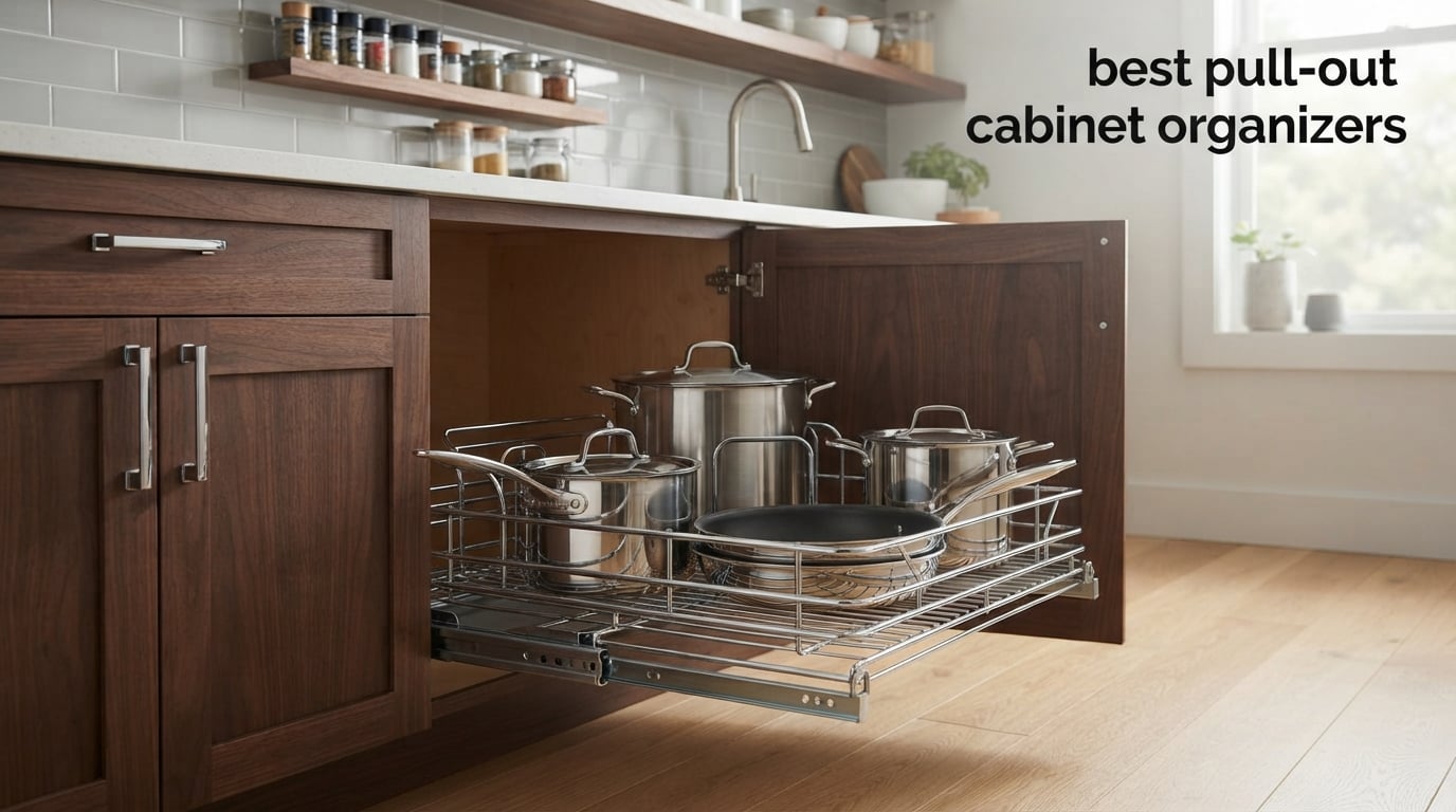 best pull-out cabinet organizers