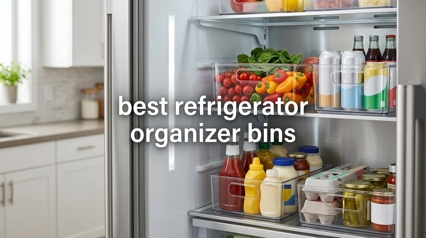 best refrigerator organizer bins