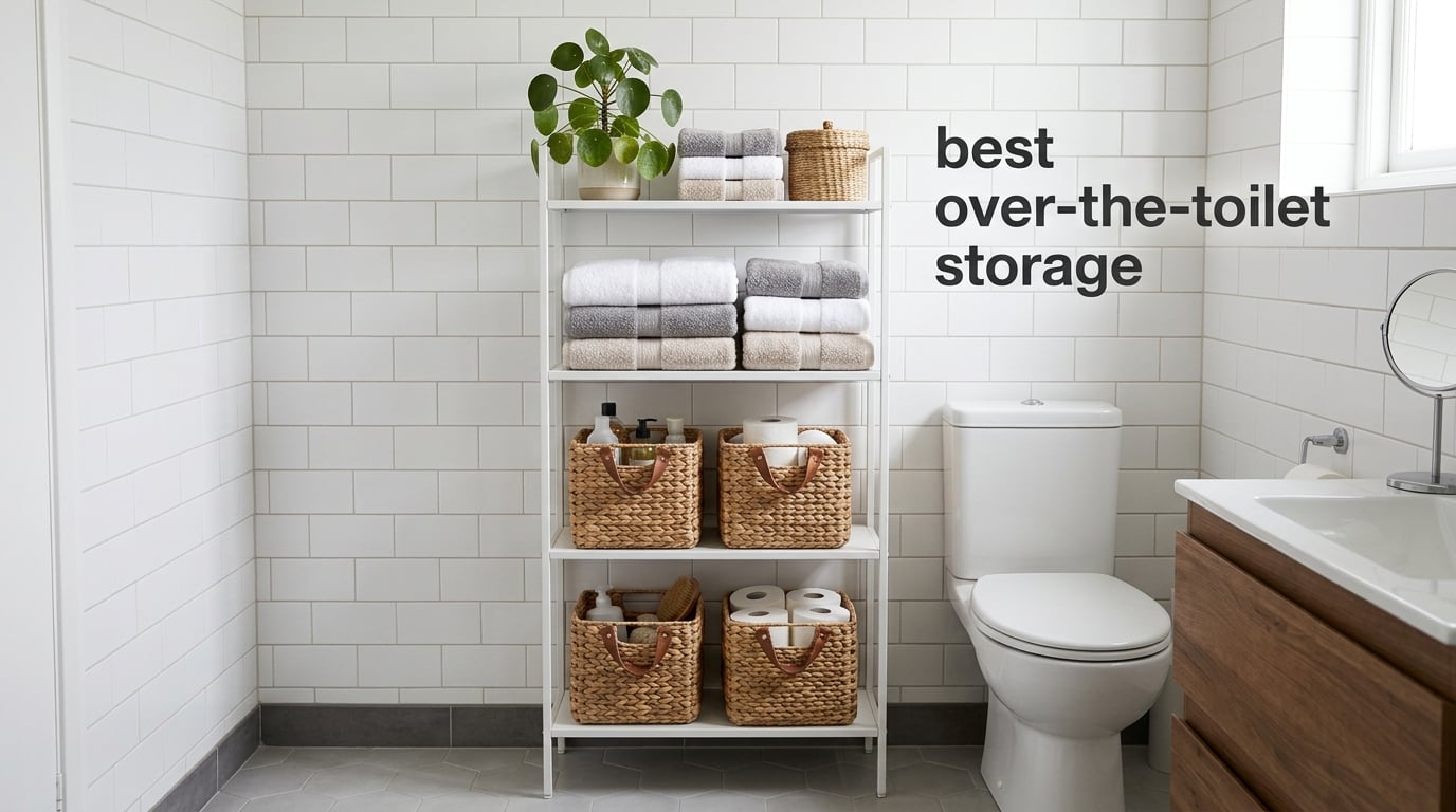 best over-the-toilet storage