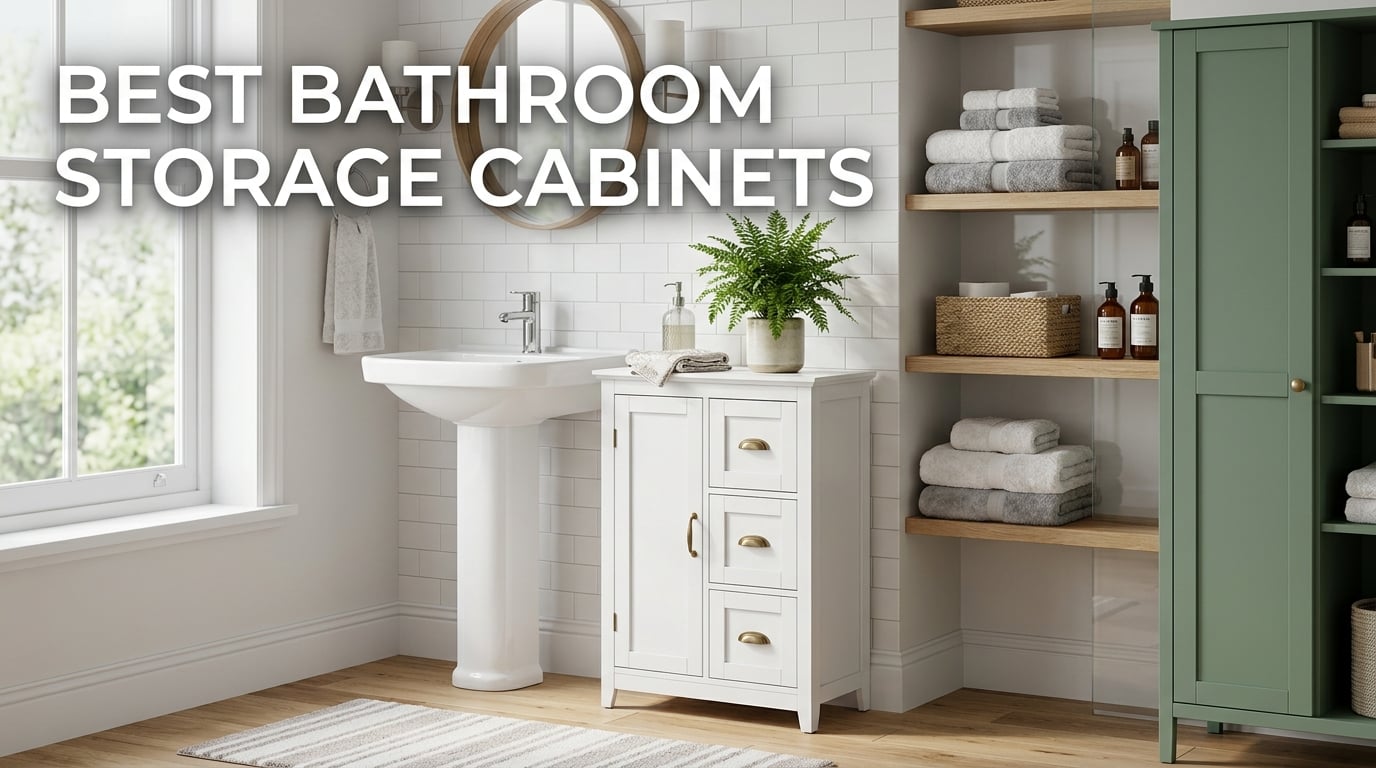best bathroom storage cabinets
