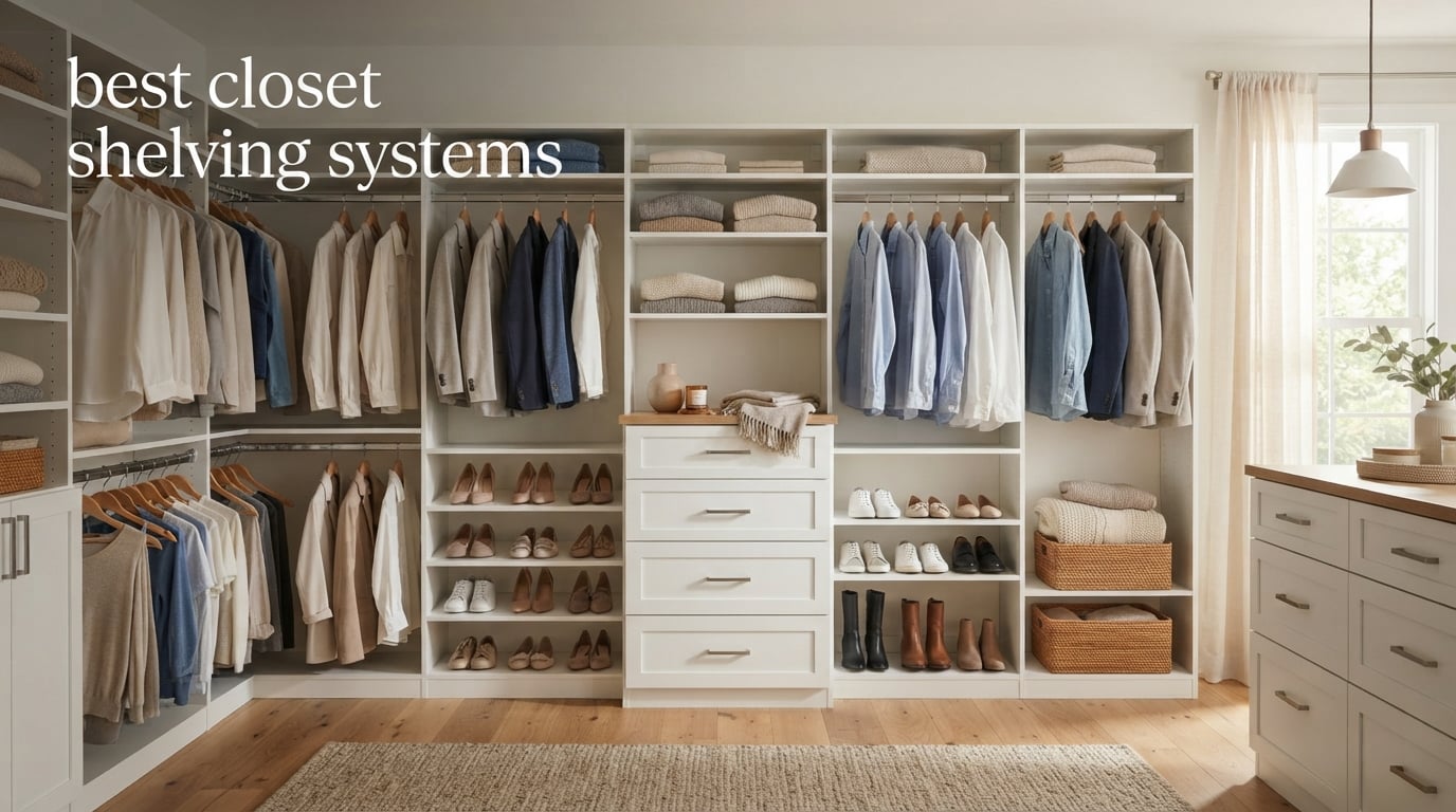 best closet shelving systems