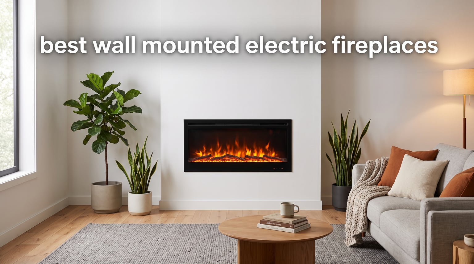 best wall mounted electric fireplaces