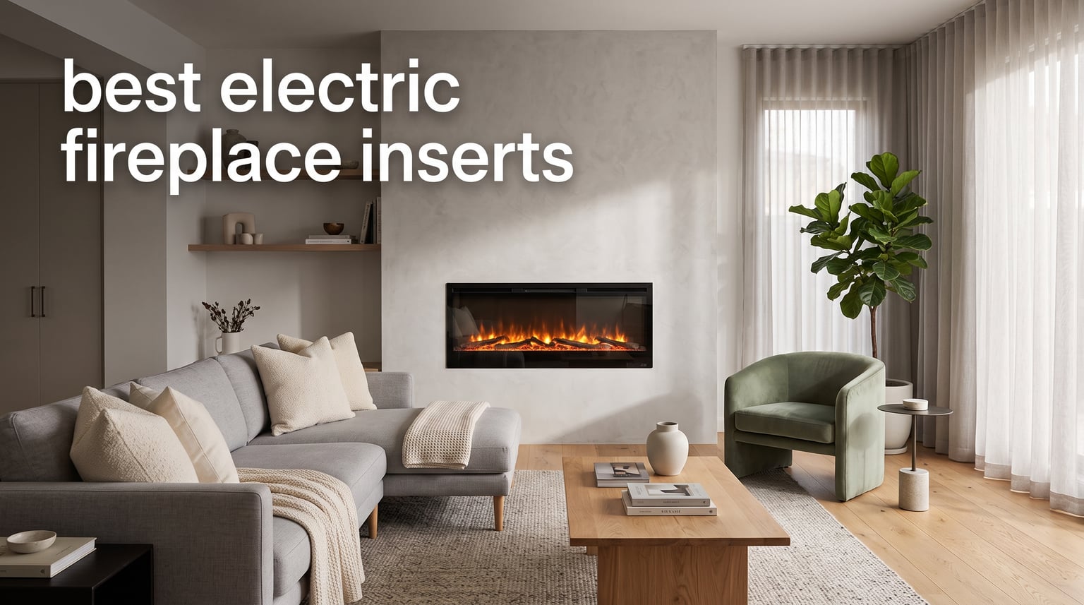 best electric fireplace inserts
