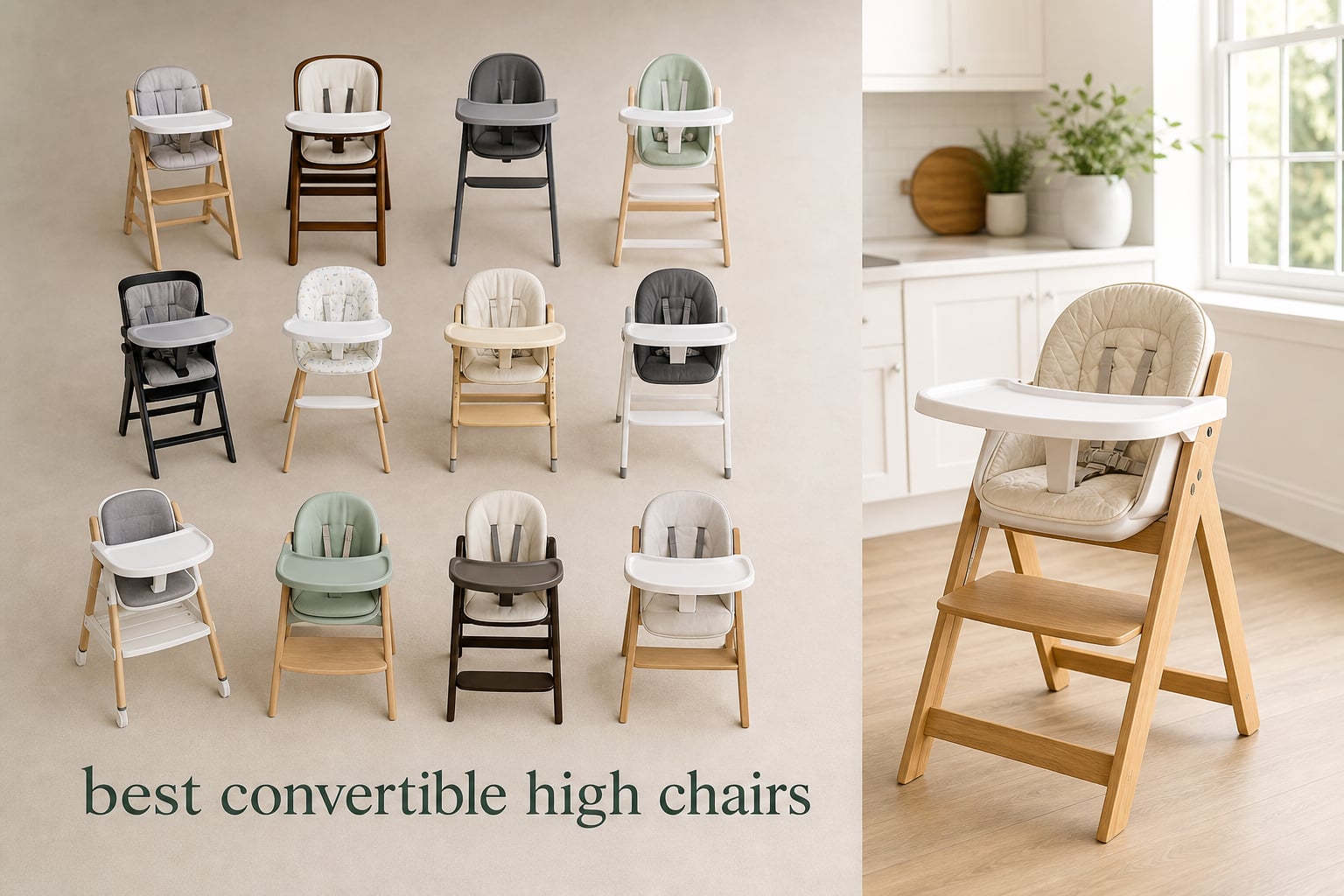 best convertible high chairs